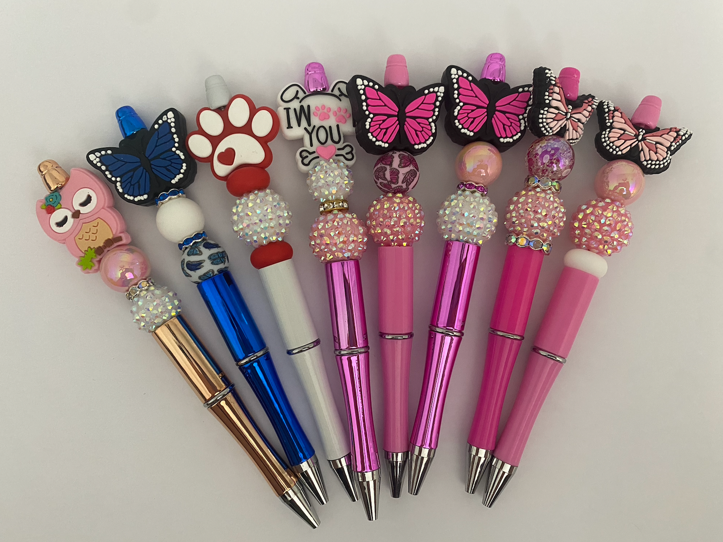 Animal/ Butterfly Beaded Pens