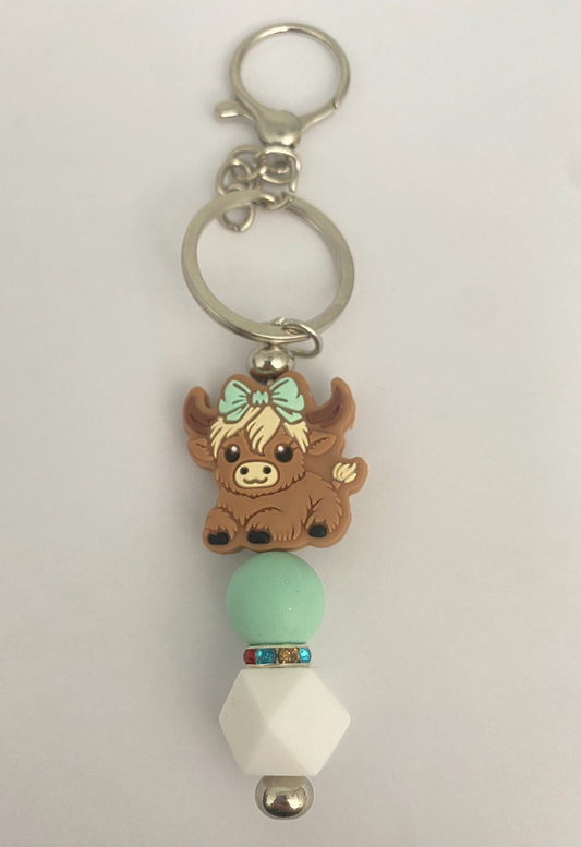 Baby Cow Keychain